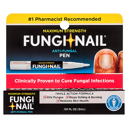 Fungi Nail Fungi Nail Pen Applicator Anti-Fungal Solution - 0.101 Fl Oz Health & Beauty Black