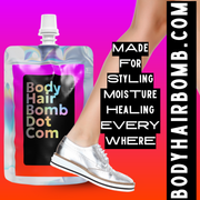 Whipi Co Body Hair Bomb Dot Com- Everything Cream Black 5 oz,1 oz