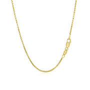 Bids.com 14k Yellow Gold Round Box Chain 1.35 mm Necklaces White Smoke 16 / Yellow Gold,18 / Yellow Gold,20 / Yellow Gold