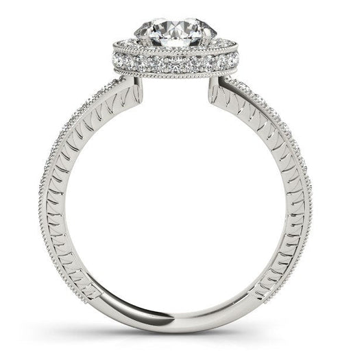 Bids.com 14k White Gold Milgrain Border Diamond Pave Engagement Ring (1 1/2 cttw) Rings White Smoke 3 / White Gold,3.5 / White Gold,4 / White Gold,4.5 / White Gold,5 / White Gold,5.5 / White Gold,6 / White Gold,6.5 / White Gold,7 / White Gold,7.5 / White Gold,8 / White Gold,8.5 / White Gold,9 / White Gold