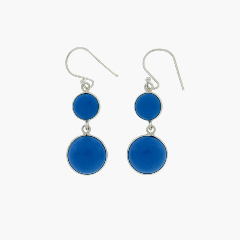 Bids.com Dangle Earrings Sterling Silver Earrings White Smoke