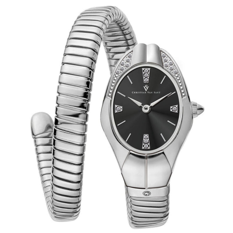Bids.com Christian Van Sant Women's Naga Watches White Smoke