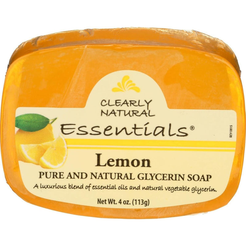 Clearly Natural Clearly Natural Essentials Lemon Glycerin Soap 4 oz Goldenrod