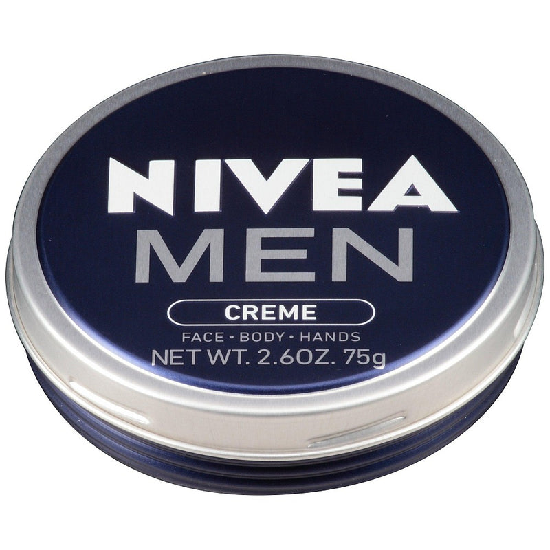 Nivea Nivea Men Creme 2.6 Oz. Tin Shaving & Grooming White Smoke