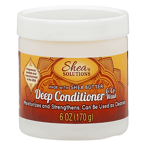 Shea Solutions Shea Solutions Deep Conditioner & Co-Wash – Pure Shea Butter (6 oz) Conditioners Lavender