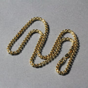 Bids.com 3.4mm 14k Yellow Gold Round Box Chain Necklaces Dark Gray 18 / Yellow Gold,20 / Yellow Gold,22 / Yellow Gold,24 / Yellow Gold