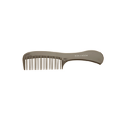KOH-I-NOOR Beauty USA Professionale Wide Tooth Comb with Handle - Detangling for Curly & Frizzy Hair Comb White Smoke Sand