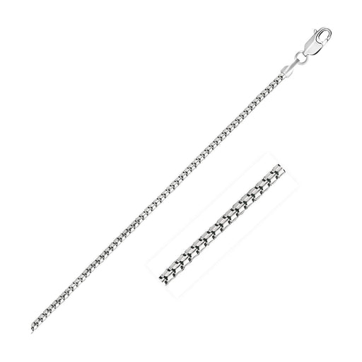 Bids.com 14k White Gold Ice Chain 1.3mm Necklaces White Smoke 16 / White Gold,18 / White Gold,20 / White Gold