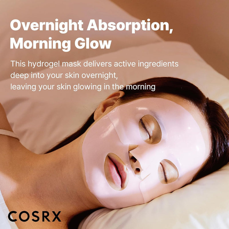 AsiaBeautyMall Cosrx The Peptide Collagen Lifting Glow Hydrogel Mask Face Mask Rosy Brown