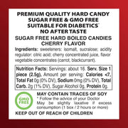 Swiss Imports Swiss Imports Cherry Sugarfree Candy Bonbons - 1.4oz Candy Brown