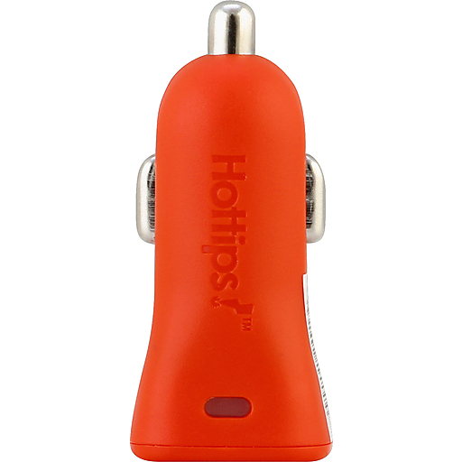 Hottips Hottips 2.4 Dual Usb Car Charger Electronics White Smoke