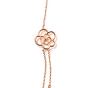 Bids.com 18K Rose Gold 1/2 Cttw Diamond and Freshwater Pearl Double Strand Station Necklace  (G-H Color, SI1-SI2 Clarity) - Adjustable up to 16" to 20" Necklaces White Smoke Rose.Gold / 18