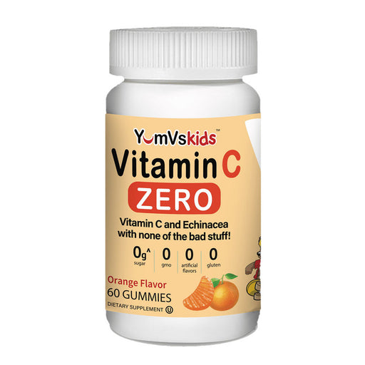 Yum-Vs Vitamins Yum-Vs Vitamins Vitamin C Echinacea Zero Gummies For Kids, Natural Orange Flavor Chewables Vitamins & Supplements Lavender