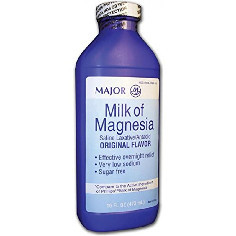 Major Major Milk Of Magnesia Suspension 400mg/5mL 16oz Health & Beauty White Smoke