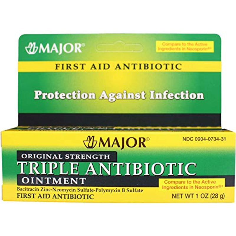 Major Major Triple Antibiotic Ointment 1oz First Aid White Smoke