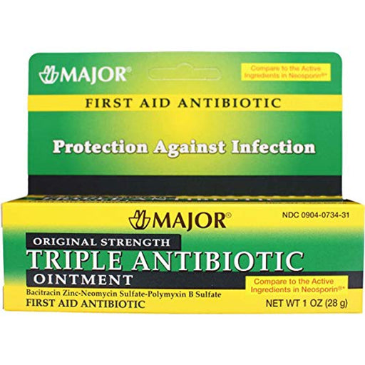 Major Major Triple Antibiotic Ointment 1oz First Aid White Smoke