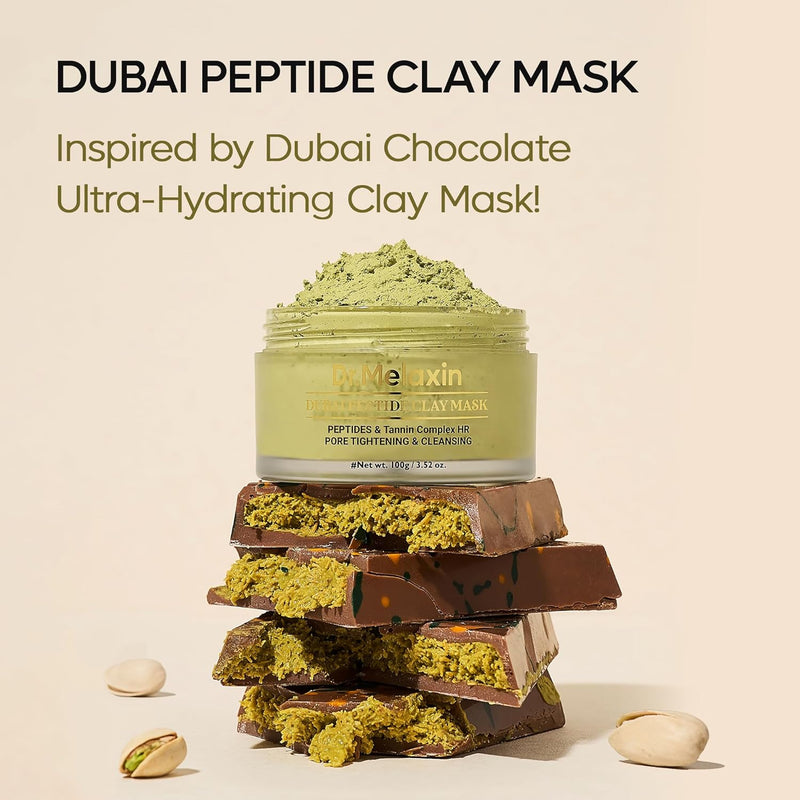AsiaBeautyMall Dr. Melaxin Dubai Peptide Clay Mask Face Mask Antique White