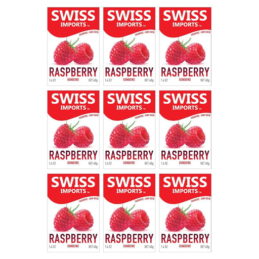 Swiss Imports Swiss Imports Raspberry Sugarfree Candy Bonbons - 1.4oz Sugarfree Candy White Smoke