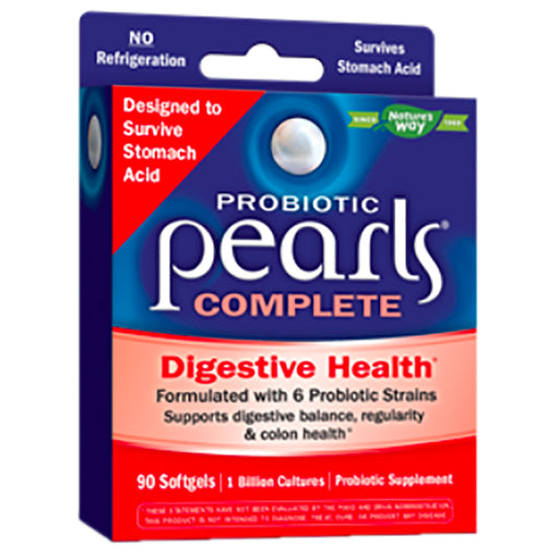 Enzymatic Therapy Enzymatic Therapy Nature's Way, Probiotic Pearls Complete, Digestive Health, 30 Softgels Vitamins & Supplements White Smoke