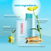 AsiaBeautyMall TOCOBO Cotton Soft Sun Stick SPF 50+ PA++++ Sunscreen Sky Blue