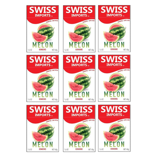Swiss Imports Swiss Imports Melon Sugarfree Candy Bonbons - 1.4oz Sugarfree Candy Firebrick