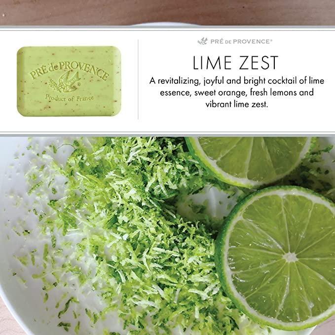 Pre De Provence Pre De Provence Lime Zest Shea Butter Enriched Vegetable Soap 250g Shea Butter Enriched Vegetable Soap Dark Khaki