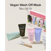 AsiaBeautyMall Mary & May Vegan Wash Off Mask Mini Gift Set Face Mask Antique White