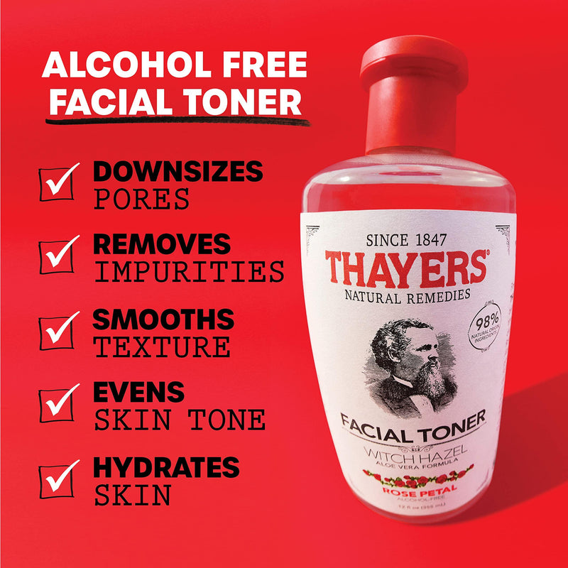 Thayers Thayers Natural Remedies Rose Petal Facial Toner 3 Oz Facial Toner Firebrick