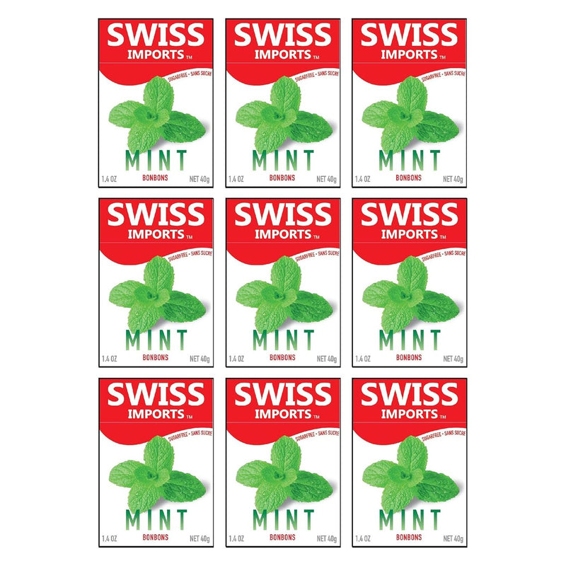 Swiss Imports Swiss Imports Mint Sugarfree Candy Bonbons - 1.4oz Sugarfree Candy Light Gray
