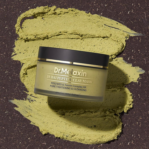 AsiaBeautyMall Dr. Melaxin Dubai Peptide Clay Mask Face Mask Dark Slate Gray