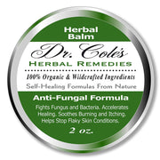 COLEHERBALS LLC 07 - Dr. Cole's Antifungal Balm Herbal Light Gray