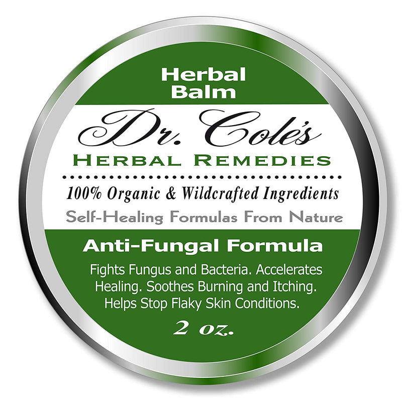 COLEHERBALS LLC 07 - Dr. Cole's Antifungal Balm Herbal Light Gray