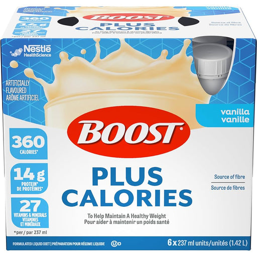 Boost BOOST PLUS LQ 24X237ML VANILLA Fitness & Nutrition White Smoke