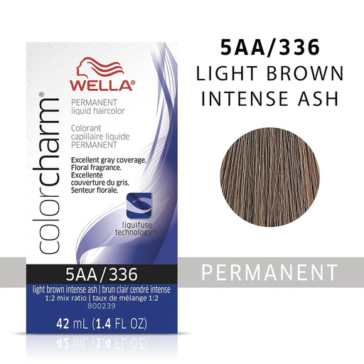 Wella Wella Color Charm Light Drab Brown 336 Liquid Creme Haircolor 42ml Hair Color White Smoke