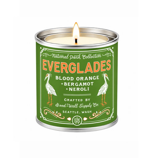Good & Well Supply Co Everglades National Park Candle Candles Olive Drab Half Pint / 8oz / Cotton Wick,Pint / 14oz / Cotton Wick