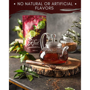 Gardenika Shop Bergamot Rooibos Tea, Herbal & Caffeine-Free - Organic & Kosher Loose Leaf Tea Dark Olive Green