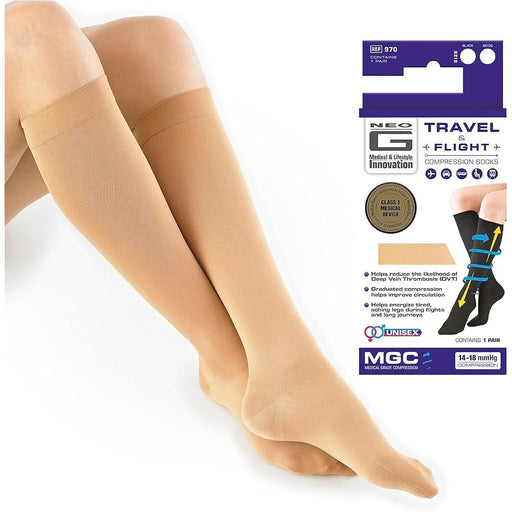 Neo G Neo G Energizing Compression Knee High Socks – Tan, Medium Socks White Smoke