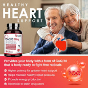 Nature Target CoQ10 + PQQ + Olive Oil, 200mg, 120 Softgels CoQ10 Rosy Brown