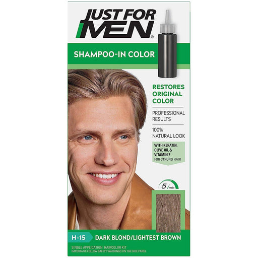 Just For Men Just for Men Original Formula Dark Blond/Lightest Brown H-15 / 0.5 Oz Hair Color Dark Slate Gray