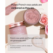 AsiaBeautyMall Mary & May Vegan Rose Hyaluronic Hydra Wash Off Pack Face Mask Misty Rose