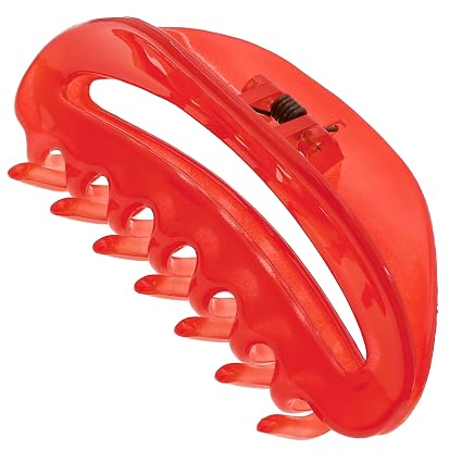 Camila Paris Camila Paris CP2547 Premium 3.5-Inch Red French Claw Clip Hair Accessories White Smoke