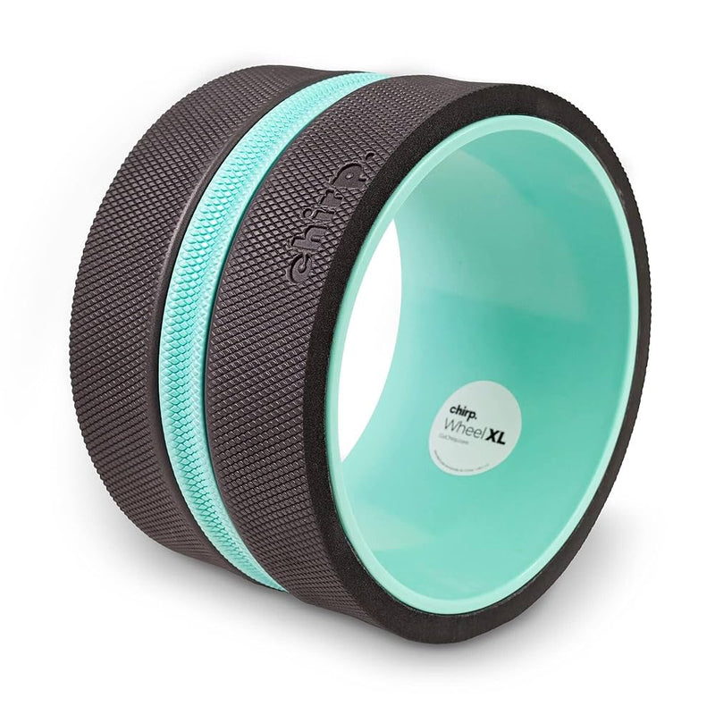 chirp wheel Chirp Wheel XL - Super Comfort Back Massage Roller - Wider Back Stretcher & Cracking Device, Plush Cushion, Enhanced Stability, Spinal Protection, Point Pressure | High Density Foam, Up to 500 lbs Health Care White Smoke