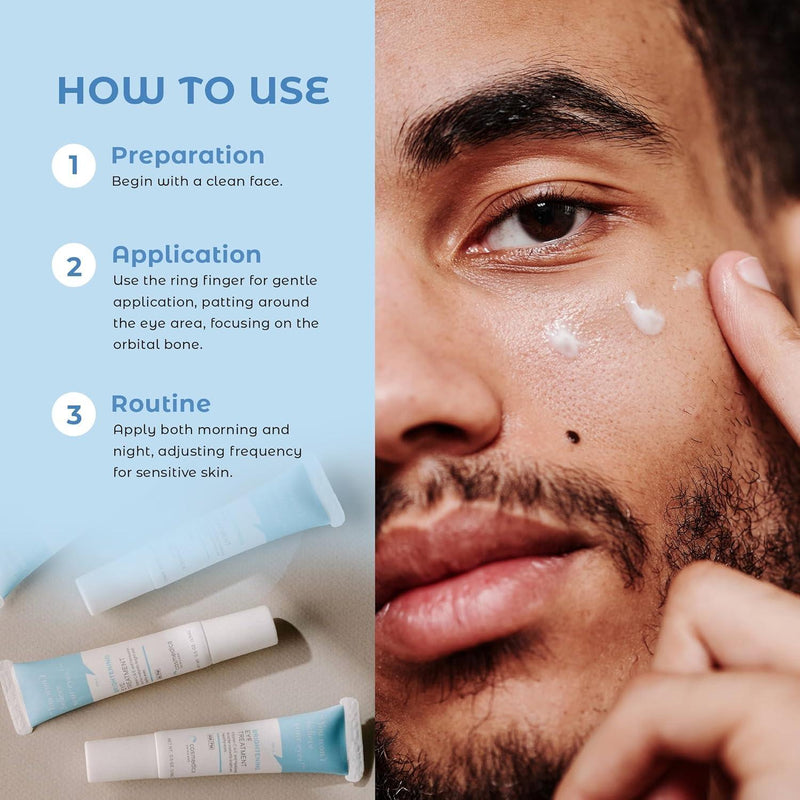 Cosmedica Skincare Brightening Eye Treatment Gel Moisturizers Light Blue