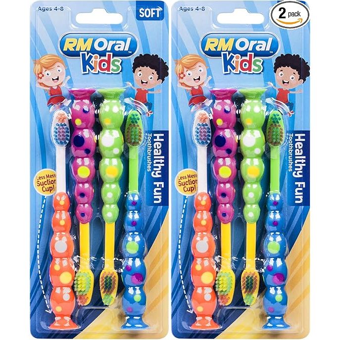 RM Oral RM Oral® Kids Lots of Llama Fun Soft Powered Toothbrush Toothbrushes Light Blue