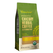 Teeccino French Vanilla Chicory Herbal Coffee Herbal Coffee Olive Drab 11 ounce ground