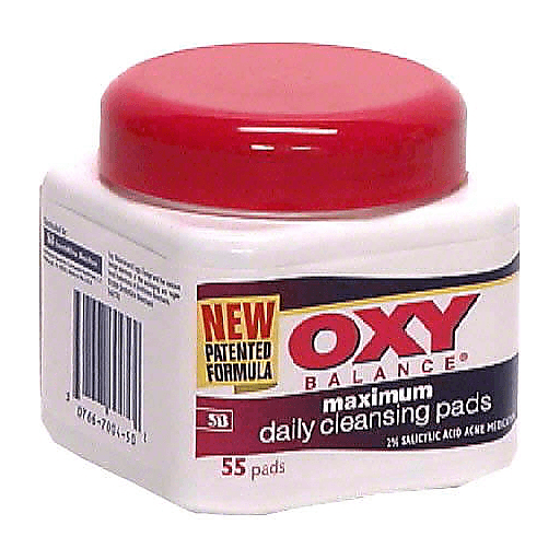 Oxy Oxy Balance Daily Cleansing Pads, Maximum Sponges & Scouring Pads White Smoke
