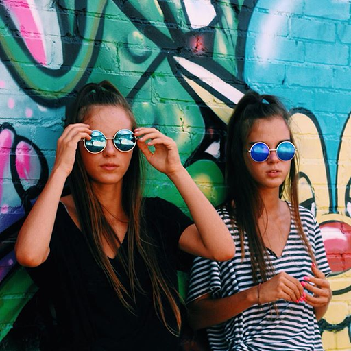 zeroUV Retro Hippie Round Flash Mirror Lens Metal Sunglasses 9636 Sunglasses Black Gold Midnight,Gold Ice,Gold Fire