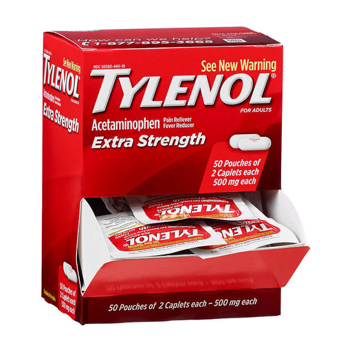 Tylenol Tylenol E/S Disp/Pk 50 Cplt Medicine & Drugs White Smoke