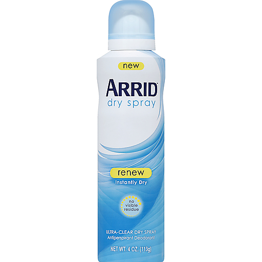 Arrid Arrid Antiperspirant Deodorant, Renew, Ultra Clear Dry Spray Deodorant Lavender