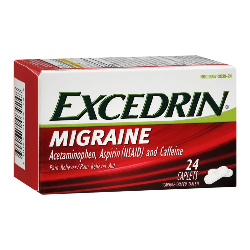 Excedrin Excedrin Migraine Pain Relief Caplets Health & Beauty Lavender